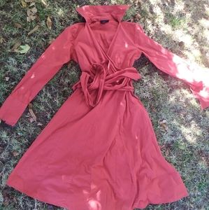 MetroStyle Cotton Wrap Dress